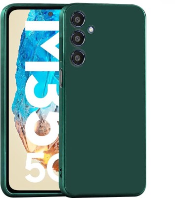 Casotec Back Cover for Samsung Galaxy M35 5G(Green, Silicon, Pack of: 1)