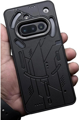 ASVALBUY Back Cover for Nothing Phone 3A, Nothing Phone 3a, [CAYBAR](Black, Shock Proof, Pack of: 1)