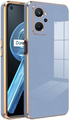 ALLNEEDS Back Cover for Realme 9i 4G |View Electroplated Chrome 6D Case Soft TPU(Blue, Camera Bump Protector, Silicon, Pack of: 1)