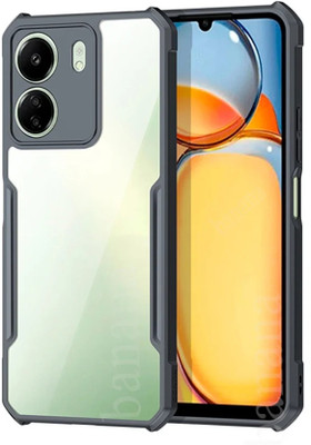 NEXZONE Back Cover for Redmi 13C, Mi 13C, Poco C65, (IPKY)(Transparent, Grip Case, Silicon, Pack of: 1)
