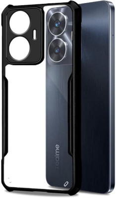 SRT Back Cover for Realme C55(Black, Pack of: 1)