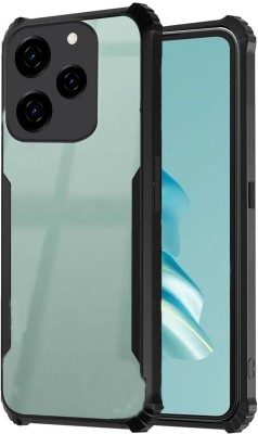 Flipkart SmartBuy Back Cover for Tecno Spark 20 Pro 5G(Black, Transparent, Shock Proof, Pack of: 1)