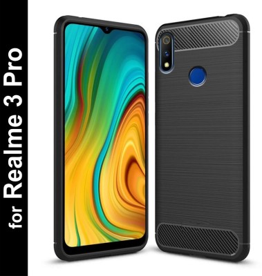 SRT Back Cover for Realme 3 Pro(Black, Pack of: 1)