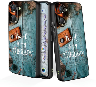 CLASSYPRINT Back Cover for iQOO Z9 Lite 5G, Vivo Y28S 5G, Vivo T3 Lite 5G,Vivo Y28E 5G(Black)