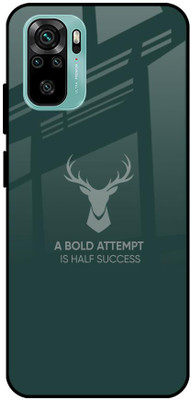 Hocopoco Back Cover for Redmi Note 10S(Green, Grip Case, Pack of: 1)
