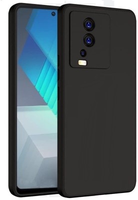 S-Line Back Cover for IQoo Neo 7 5G, Premium Fiber texture Soft Silicon TPU Shockproof(Black, Pack of: 1)