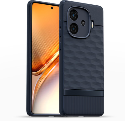 Pikkme Back Cover for iQOO Neo 10R 5G / iQOO Z9 Turbo 5G / Vivo Y200 GT 5G(Blue, Grip Case, Silicon)