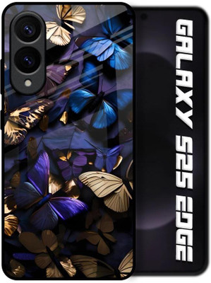 QRIOH Back Cover for Samsung Galaxy S25 Edge 5G(Gold, Grip Case, Pack of: 1)