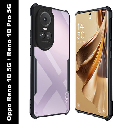 DMJHP Back Cover for Oppo Reno 10 Pro 5G(Black, Pack of: 1)