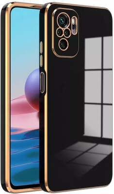 Zobrix Back Cover for Mi Redmi Note 10, Mi Redmi Note 10S, REDMI Note 11 SE(Black, Electroplated, Pack of: 1)