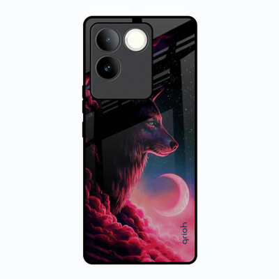 QRIOH Glass Back Cover for Vivo T2 Pro 5G(Multicolor, Grip Case, Pack of: 1)