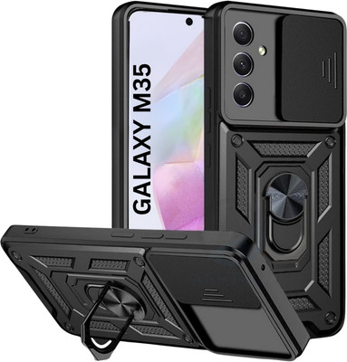 Fablue Back Cover for SAMSUNG Galaxy M35 5G(Black, Rugged Armor, Pack of: 1)