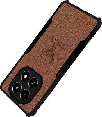 PikTrue Back Cover for Realme C63 5G |Vegan PU Leather |Deer Case| Camera Lens Protection(Brown, Shock Proof, Pack of: 1)