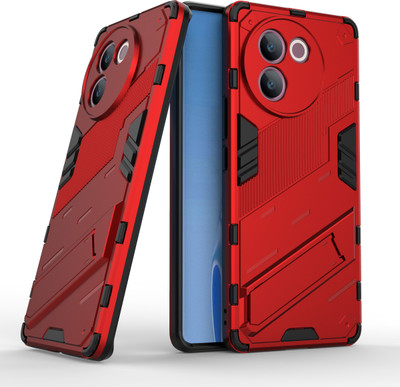 Mobile Mart Back Cover for vivo V30e (5G)(Red, Camera Bump Protector, Pack of: 1)