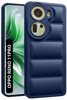 NSTAR Back Cover for OPPO Reno11 Pro 5G, {Puffer}, Blue(Black, Shock Proof, Pack of: 1)