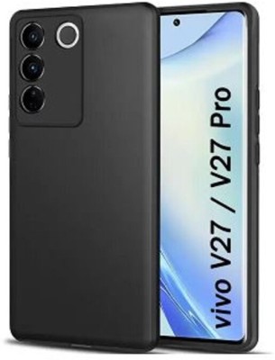 Monagamy Back Cover for Vivo V27 5G, Vivo V27 Pro 5G, CND(Black, Grip Case, Pack of: 1)