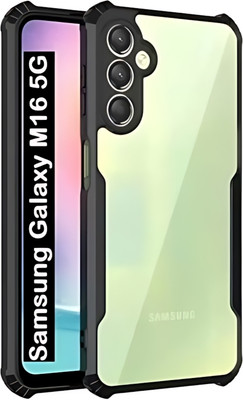 Chemforce Back Cover for Samsung Galaxy A16 5G, Samsung Galaxy F16 5G, Samsung Galaxy M16 5G, IPKY91(Black, Transparent, Camera Bump Protector, Pack of: 1)