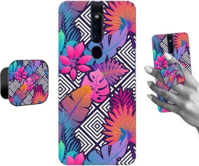 COVERDESIGN Back Cover for Oppo F11 Pro(Multicolor, Cases with Holder, Pack of: 1)