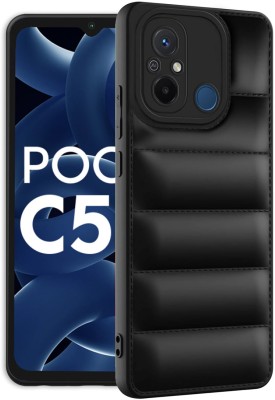 BOZTI Back Cover for POCO C55(Black, Puffer, Pack of: 1)