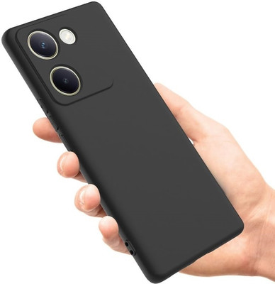ASVALBUY Back Cover for vivo Y300 Plus 5G, Vivo Y200 Pro 5G(Black, Pack of: 1)