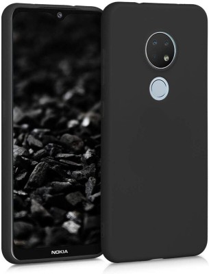 Helix Back Cover for Nokia 7.2(Black, Grip Case, Silicon, Pack of: 1)