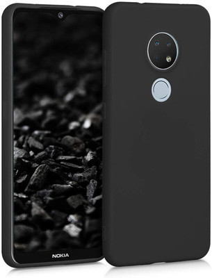 SmartLike Back Cover for Nokia 7.2(Black, Grip Case, Silicon, Pack of: 1)