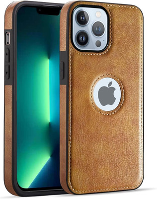 Bonqo Back Cover for APPLE iPhone 13 Pro(Brown, Dual Protection, Pack of: 1)