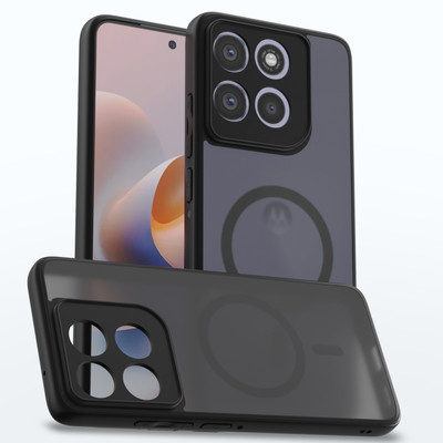 GLOBAL NOMAD Back Cover for Motorola Moto G86 Power 5G(Black, Grip Case, Pack of: 1)