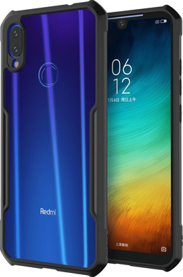 SAPCASE Back Cover for Mi Redmi Note 7 Pro(Black, Grip Case, Pack of: 1)