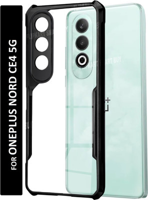 Flipkart SmartBuy Back Cover for OnePlus Nord CE 4 5G(Black, Shock Proof, Pack of: 1)