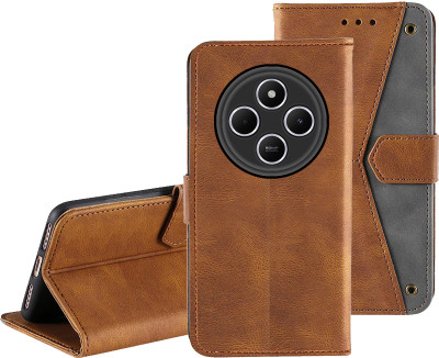 Autofocus Back Cover for Poco M7 5G(Brown, Magnetic Case, Pack of: 1)