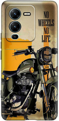 FeelWhiz Back Cover for Vivo V25 Pro(Black)