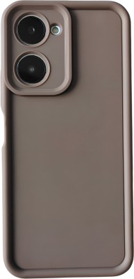 SCALEBEE Back Cover for iQOO Z9 Lite/Vivo T3 Lite 5G / Y18/Y18e/Y03/Y28s/Y37 Soft Silicone Anti Shock Phone Case(Brown, Flexible, Silicon, Pack of: 1)