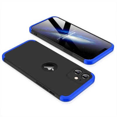 AKSP Back Cover for Luxary Front & Back Case 360 Degree Protection Apple iPhone 11(Blue, Black, Blue, Dual Protection, Pack of: 1)