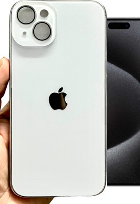 Zekly Back Cover for APPLE IPHONE 15(White, Dual Protection, Pack of: 1)