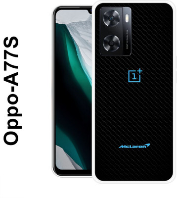COVERJET Back Cover for OPPO A77s(Black, Flexible, Pack of: 1)