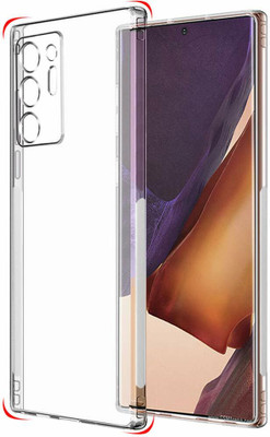 Spinzzy Back Cover for Samsung Galaxy Note 20 Ultra 5G(Transparent, Camera Bump Protector, Pack of: 1)