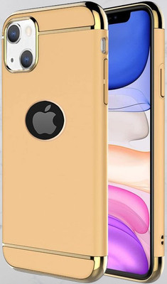 AlexVyan Back Cover for Apple iPhone 13(Gold, Grip Case, Pack of: 1)