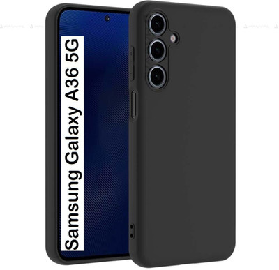 FlareHUB Back Cover for Samsung Galaxy A36 5G(Black, Matte Finish, Silicon, Pack of: 1)