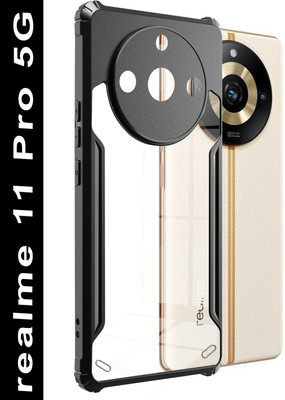 Flipkart SmartBuy Back Cover for realme 11 Pro 5G(Black, Shock Proof, Pack of: 1)