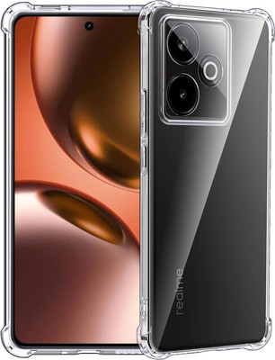 CLOVYR Back Cover for Realme GT 7 5G/GT 7T 5G Bumper Silicon Transparent Case(Transparent, Camera Bump Protector, Silicon, Pack of: 1)