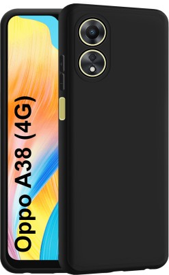 CEDO XPRO Back Cover for Oppo A38 4G, Oppo A18 4G(Black, Dual Protection, Silicon, Pack of: 1)