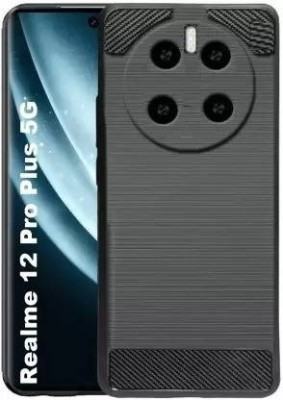 Hyper Back Cover for Realme 12 Pro+ 5G, Realme 12 Pro Plus 5G, (HYBRD)(Black, Shock Proof, Pack of: 1)