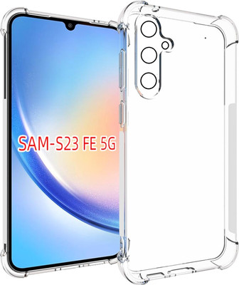 S-Gripline Back Cover for Samsung Galaxy S23 FE, Premium pocket-friendly Slim profile(Transparent, Silicon, Pack of: 1)