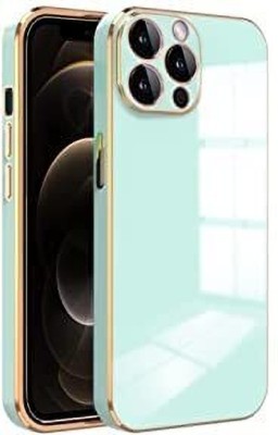 ANTICA Back Cover for Apple iPhone 11 Pro Max |View Electroplated Chrome 6D Case Soft TPU(Green, Dual Protection, Silicon, Pack of: 1)