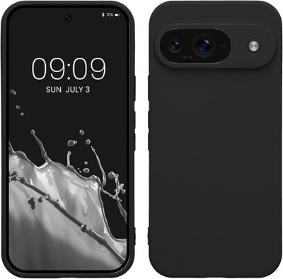 FITSMART Back Cover for Google Pixel 9 5G(Black, Flexible, Silicon, Pack of: 1)