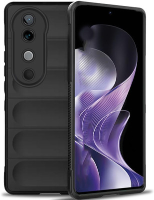 Mobikit Back Cover for Vivo V40 5G, Vivo V40 Pro 5G(Black, Microfiber Lining, Pack of: 1)