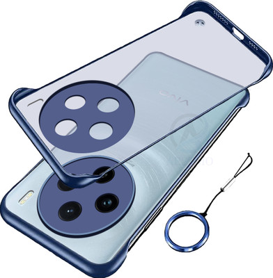 AESTMO Back Cover for Vivo X100 5G(Blue, Transparent, Frameless, Pack of: 1)