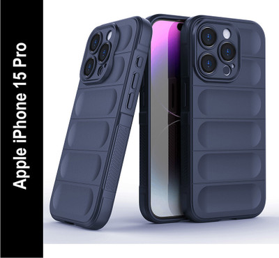 Flipkart SmartBuy Back Cover for Apple iphone 15 Pro(Blue, Silicon, Pack of: 1)