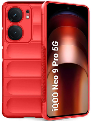 Micvir Back Cover for iQOO Neo 9 Pro 5G(Red, Silicon, Pack of: 1)
